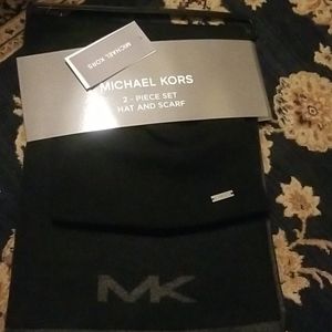 Michael Kors hat and scarf set
